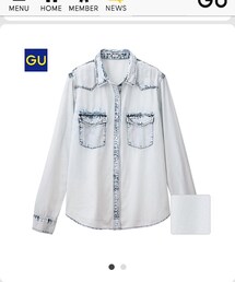 GU | デニムシャツ(シャツ/ブラウス)