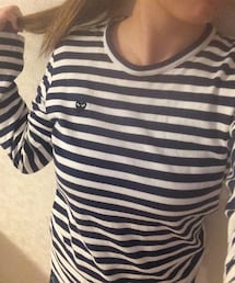 COMME des GARCONS | ネイビーボーダーT(Tシャツ/カットソー)