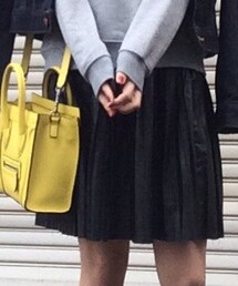 LILY BROWN | レザープリーツスカート(スカート)