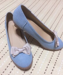 水色の靴(サンダル)