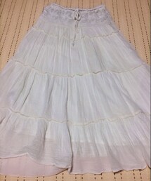 白マキシ(スカート)