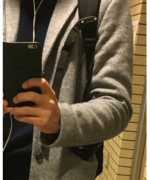 UNIQLO | タートルネックニットです。カラーはネイビー。サイズはLです！(ニット/セーター)