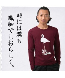 メンズ　プリントロンT(Tシャツ/カットソー)