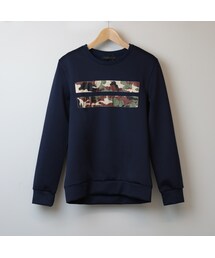 cielB スポーツトレーナー　カモフラ(Tシャツ/カットソー)