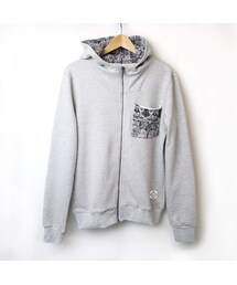 cielB シエルブ　トラックジャケット風パーカー(パーカー)