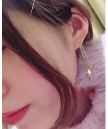 イヤリングの葉っぱ感❤️ | その他
