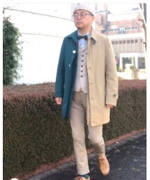2つのコートを使ったアシュラ男爵コーデw | その他