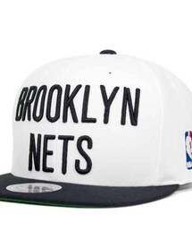 Mitchell&Ness | MITCHELL&NESS SNAPBACK CAP NBA XL LOGO 2 TONE BROOKLYN NETS WHITE(キャップ)