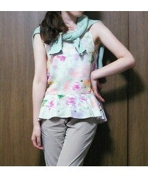 H&M | 花柄ペプラム(Tシャツ/カットソー)