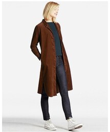 UNIQLO | コーデュロイロングシャツ(シャツ/ブラウス)