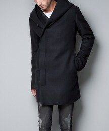 ZARA | coat with hood(その他アウター)