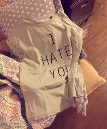 TOPSHOP | I HATE YOU TOPSHOPT(Tシャツ/カットソー)