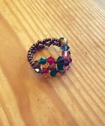 母からのビーズリング(リング)