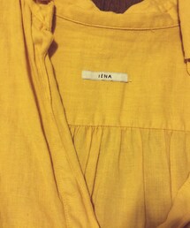 IENA | IENAイエロー麻チュニック(シャツ/ブラウス)