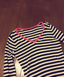 INED | INEDミニーラインボーダー(ニット/セーター)