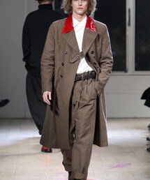 Yohji Yamamoto POUR HOMME | ヨウジヤマモトのロングコート それほど暖かくないです(ダウンジャケット/コート)