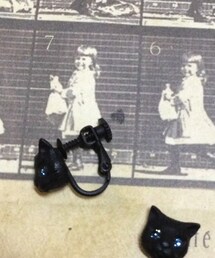 gargle | 黒ネコイヤリング(イヤリング)