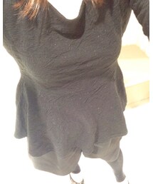 EMMAJAMES | ペプラムカットソー(シャツ/ブラウス)