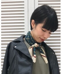 LOWRYS FARM | 826429 ガラスカーフ(マフラー)