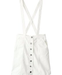 GRL | サスペンダー付きデニムスカート(デニムスカート)