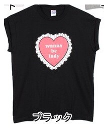 SPINNS | ハートフリルTシャツ(Tシャツ/カットソー)