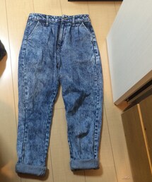 WEGO | ハイウエストサルエルパンツ(デニムパンツ)