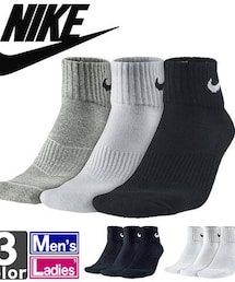 NIKE | ナイキソックス。
黒白グレーのセット。(ソックス/靴下)