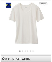 GU | ポケット付のTシャツ(Tシャツ/カットソー)
