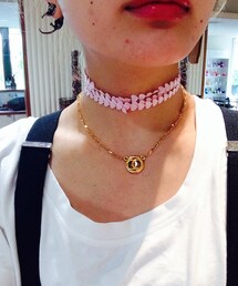 チョーカー、手芸やさんのヒモ。(ネックレス)