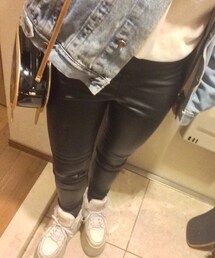 H&M | レザーパンツ(その他パンツ)