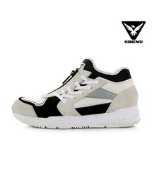 스베누 E-라인 커프 화이트블랙(スニーカー)
