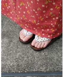 水玉×桐下駄 | 和装小物