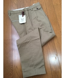 Care label | Pleat 463 タックテーパード チノ(チノパンツ)
