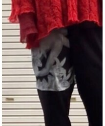 BLACK Scandal Yohji Yamamoto | 内田すずめのハンカチを縫い付けてます(スラックス)