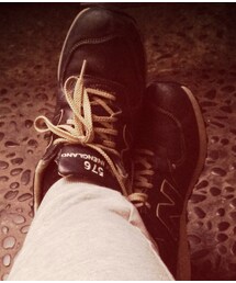 EU,US NEW BALANCE | NEW BALANCE. LM576 UK. スムースレザー ネイビー(スニーカー)