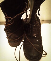 NEIL BARRETT | ニールバレットのレースアップ。レースアップが後ろにある珍しい物。サイドジップも付いている。かっちょええ〜。(ブーツ)