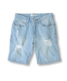 ダメージデニムショーツ | デニムパンツ