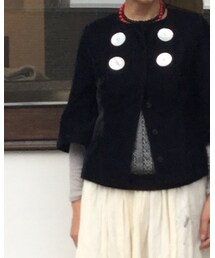 mina perhonen | ノーカラージャケット