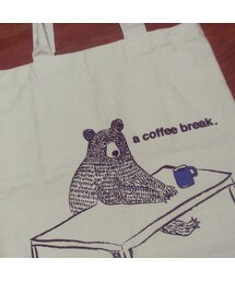 コーヒーブレイクくまトートバッグ(トートバッグ)