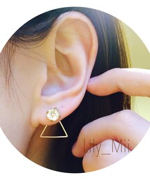 ハンドメイドピアス(ピアス（両耳用）)