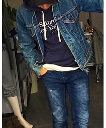 Levi's | ヴィンテージの味がでてますね！これだけはきたないけど捨てれない(デニムジャケット)