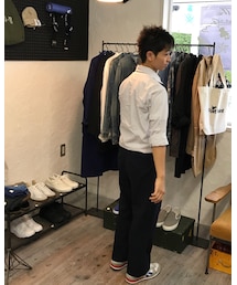じつは高校の制服のシャツ＆スラックス | シャツにスラックスもシンプルで良いですが…(ジャケット/アウター)