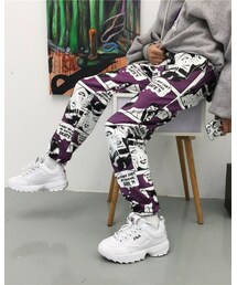 dwstyle | カートゥーンプリントパンツ(その他パンツ)