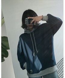 dwstyle | 切替フード付きパーカー(パーカー)