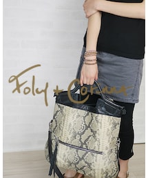 Foley+Corinna | MID CITY TOTE Python(ショルダーバッグ)