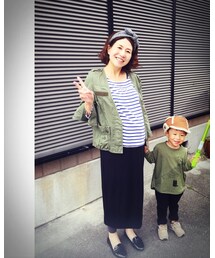 韓国子供服 | 親子リンクコーデ♯来週出産‼︎マタニティ(Tシャツ/カットソー)