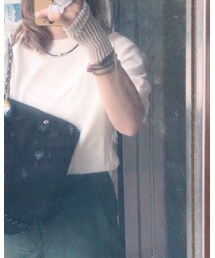 GU | ワッフルTシャツ(Tシャツ/カットソー)