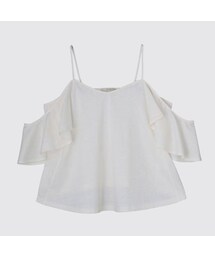-- | SILK オフショルダー / ホワイト(Tシャツ/カットソー)