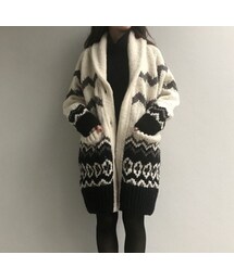 -- | PERU HAND COWICHAN KNIT ペルーハンドカウチンニット(カーディガン/ボレロ)