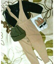 GU | サロペットテーパードパンツ(サロペット/オーバーオール)